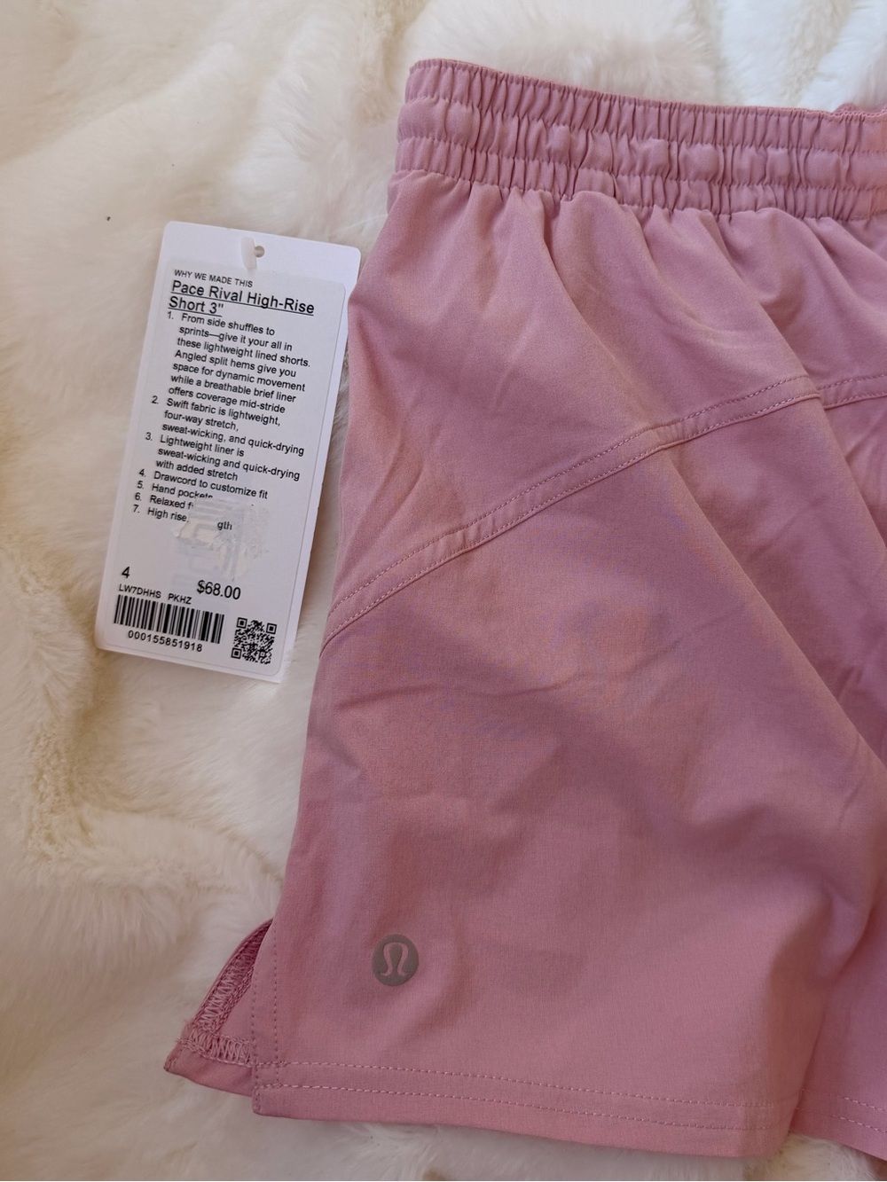 lululemon athletica Dusty Pink Athletic Shorts - Picture 3 of 5